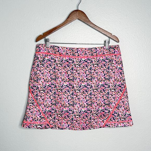 Lady Hagen Skirts Lady Hagen Cape May Multi-Color Golf Skort women’s size 12 NEW - Picture 2 of 13